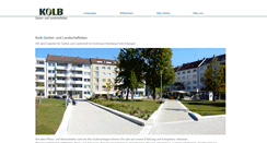 Desktop Screenshot of kolb-gala-bau.de